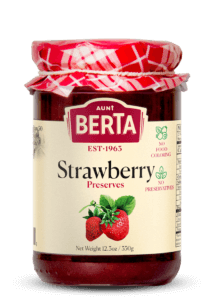 Strawberry fruit preserve